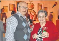 ?? NIKKI SULLIVAN/CAPE BRETON POST ?? Clifford and Joyce Gardiner have been to every levee held at the Sydney Mines legion since it started 25 years ago.