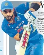  ?? AFP ?? ▪ Jacques Kallis feels Virat Kohli will get better as captain.