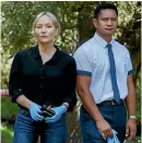  ?? ?? Fern Sutherland and Jarod Rawiri in The Brokenwood Mysteries.