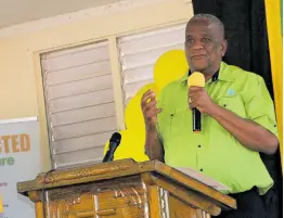  ?? ?? Franklin Witter, state minister in the Ministry of Agricultur­e, Fisheries and Mining.