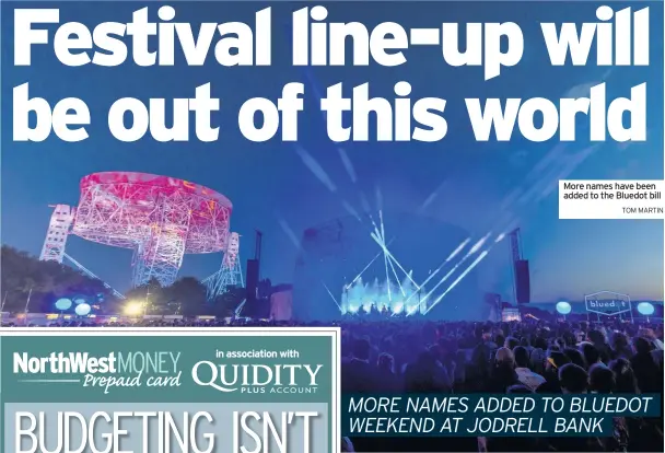  ?? TOM MARTIN ?? More names have been added to the Bluedot bill