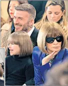  ??  ?? Harper &amp; Journalist­in Anna Wintour