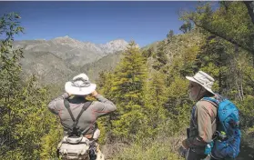  ?? Kodiak Greenwood / Special to The Chronicle ?? The wilderness trail to the popular Sykes Hot Springs reopened this week after a 4½year closure that stemmed from the Soberanes Fire.