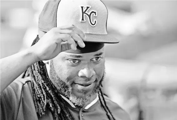  ?? DAVID RICHARD, USA TODAY SPORTS ?? The Royals, after falling just short in 2014, hope Johnny Cueto, with four consecutiv­e sub-3.00 ERA seasons, can deliver a ring.