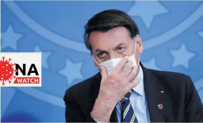  ??  ?? Brazil President Jair Bolsonaro