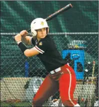  ?? VCSU photos ?? VCSU's Alyssa DePoorter finished with four hits, a grand slam, and seven RBIs on Friday.