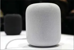  ?? ASSOCIATED PRESS FILE ?? Pre-orders for Apple’s delayed HomePod speaker began Jan. 26.