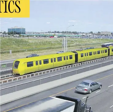  ?? POSTMEDIA NEWS ?? An infrastruc­ture bank plan might work for light-rail transit projects like Montreal’s.