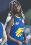  ?? Picture: AAP ?? WORRIED FOR CHILDREN: Nic Naitanui’s thoughts have been turning to Kenya.