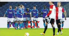  ??  ?? Freudentag: Der WAC fegte mit einem 4:1 über Feyenoord hinweg