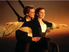  ?? AP PHOTO/PARAMOUNT PICTURES ?? You’ve seen the movie. Now you can take a Titanic-themed cruise.