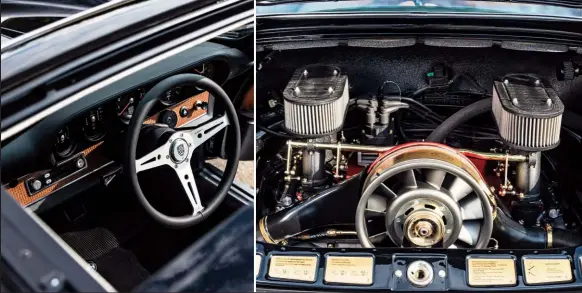  ??  ?? Below left: It’s all in the detail. Switchgear is bespoke, even the steering wheel is exclusive to PS. Engine looks the part with specially made injector stacks, which are ECU controlled