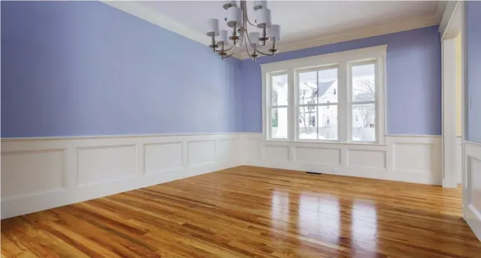  ?? METRO cREATIVE sERVIcEs ?? SALES PITCH: Adding new wood flooring is a popular project to attract home buyers.