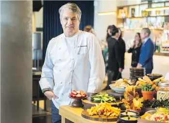 ?? PHOTOS: ARLEN REDEKOP ?? “For such a fun event, we wanted to showcase the fun in our food,” says chef Kim Canteenwal­la of Blau + Associates about the edibles that will be prepared for the Junos reception.