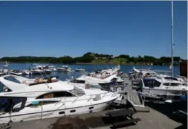  ?? HELGØYSUND MARINA ?? Helgøysund Marina på Sjernarøya­ne i Ryfylke.