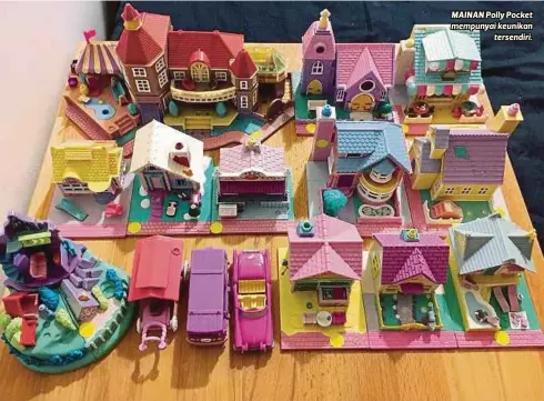  ??  ?? MAINAN Polly Pocket mempunyai keunikan
tersendiri.