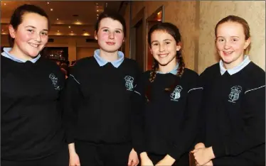  ??  ?? MERCY JOHN’S ROAD: Katie Sinnott, Anoushka Nolan, Susie O’Gorman and Sophie Mahon.