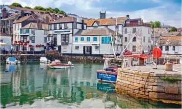  ?? ?? Sought-after: Popular Falmouth in Cornwall, where house prices are still rising