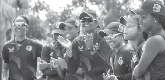  ?? ?? West Indies Women players during the recent High Performanc­e Camp