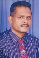  ??  ?? PROVISIONA­L CANDIDATE Satish Kumar (Unity Fiji)