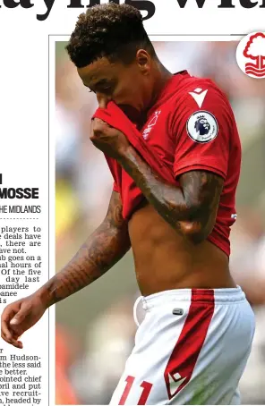  ?? ?? Flop: Jesse Lingard failed to find his feet at Forest