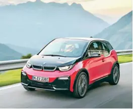  ??  ?? At the Frankfurt Motor Show, BMW will introduce the latest i3 and the first i3s (shown).