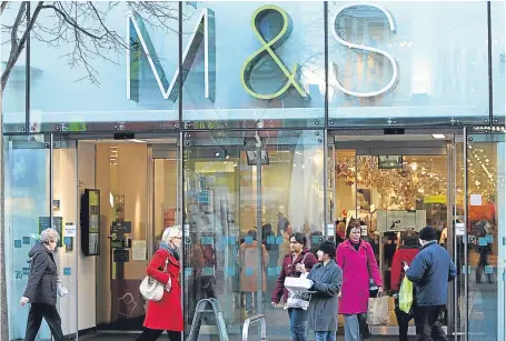  ?? Picture: PA. ?? M&S is reviewing its store estate as part of a wider turnaround programme.