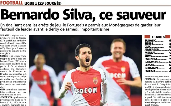  ?? (Photo AFP) ?? Bernardo Silva, buteur en fin de match.