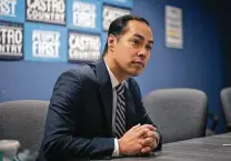  ?? Matthew Busch / Contributo­r ?? Former San Antonio Mayor Julián Castro says there’s more public support for police reform than ever before.