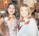  ??  ?? Silvia Beebe, left, and Tania Sanchez are honored at the luncheon at Signature Grand in Davie.