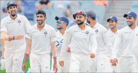  ?? AP ?? •Such was the all-round superiorit­y of Virat Kohli’s team in the four-match Test series that Australia were made to look weaker than they were.