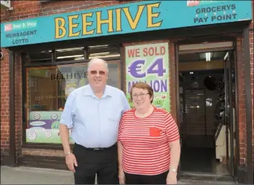  ??  ?? Jerome and Catherine Sheerin are closing their shop after 35 years in business.