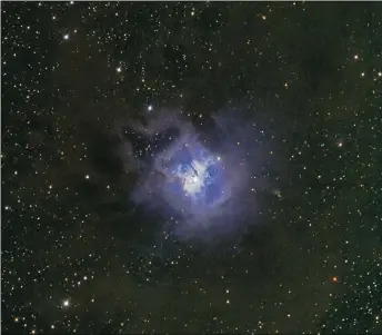  ?? COURTESY PHOTO ?? The Iris Nebula is primarily composed of copious amounts of very fine microscopi­c dust rather than hydrogen gas and lit by the light of a single intensely bright star (SAO 19158) 10 times the mass of our sun.