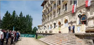  ?? (Photos Axel Bastello/Palais princier) ?? Le Grand Hôtel de Font Romeu, fréquenté par le prince Albert-1er.