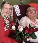  ??  ?? Love...Linda with mum Teresa, 91