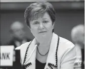  ??  ?? Drejtoresh­a e FMN- së, Kristalina Georgieva