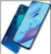  ??  ?? Huawei nova 5T with 5 AI powered
cameras