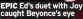  ?? ?? EPIC Ed’s duet with Joy caught Beyonce’s eye