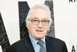 ?? EVAN AGOSTINI/INVISION 2022 ?? Actor Robert De Niro has welcomed another child, but no further details are expected.