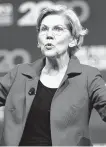  ?? Photos by Brett Coomer / Staff photograph­er ?? Elizabeth Warren