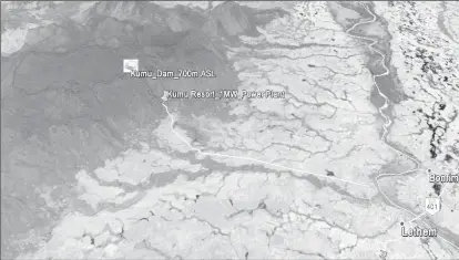  ?? ?? Location of the project site from the town of Lethem and the Guyana/Brazil Border