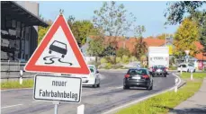  ?? FOTO: SL ?? Der Verkehr rollt wieder auf der Ortsumfahr­ung von Bad Wurzach.