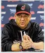  ??  ?? Indians manager Terry Francona underwent a heart procedure Thursday.