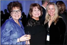  ?? Susan Kennedy NWA Democrat-Gazette/CARIN SCHOPPMEYE­R ?? Gala. (from left), Patty Creighton and Krisha Williams-Voss enjoy the Journey