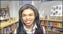  ?? CHANNEL 2 ACTION NEWS ?? Rebecca Schmitt is valedictor­ian at Maynard Jackson High School and cares for her mom, who has cancer.