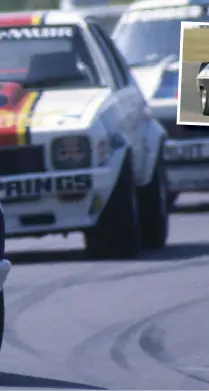  ??  ?? After Jim Richards was done with it, the Falcon went on to become the second car in the Byrt Ford stable, updated to XC specificat­ions. From there it was raced by Ron Wanless and then Brian Callaghan; it’s since been restored to 1978 Bathurst spec and is now in the hands of Neil Schembri.