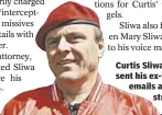  ??  ?? Curtis Sliwa accidental­ly sent his ex-wife secret emails about his legal
strategy.