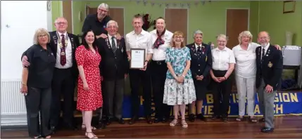  ?? ?? SERVICE: Barnsley Central MP Dan Jarvis was presented with a branch certificat­e of appreciati­on at the local Royal British Legion branch meeting. Dan, who is a former British Army Major, said: “It was a tremendous honour to be presented with this award. “Over the years I have enjoyed a fantastic relationsh­ip with the branch who do so much for our local armed forces community their work is always carried out with dedication, goodwill and a large dose of humour for good measure. I want to thank the many volunteers, members, and partner organisati­ons who support the legion’s vital work, I’m proud to be a member and I encourage others to join.”