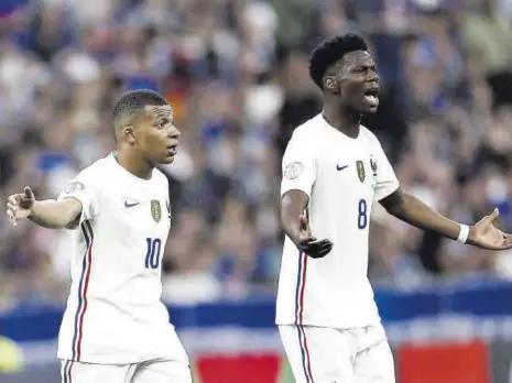  ?? // EFE ?? Mbappé y Tchouaméni comparten vestuario en la selección francesa