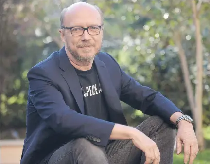  ?? TIZIANA FABI/AFP/GETTY IMAGES ?? Paul Haggis on his Haitian students: “Whether (it’s) a drama, a comedy, a documentar­y or a short film, these kids are graduating and telling their stories.”